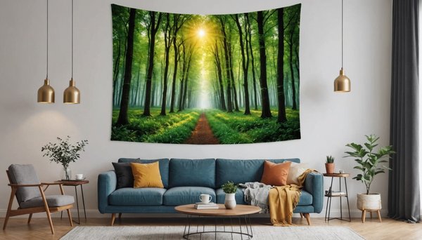 Toile tendue murale trompe l'œil : astuces pour sublimer vos murs